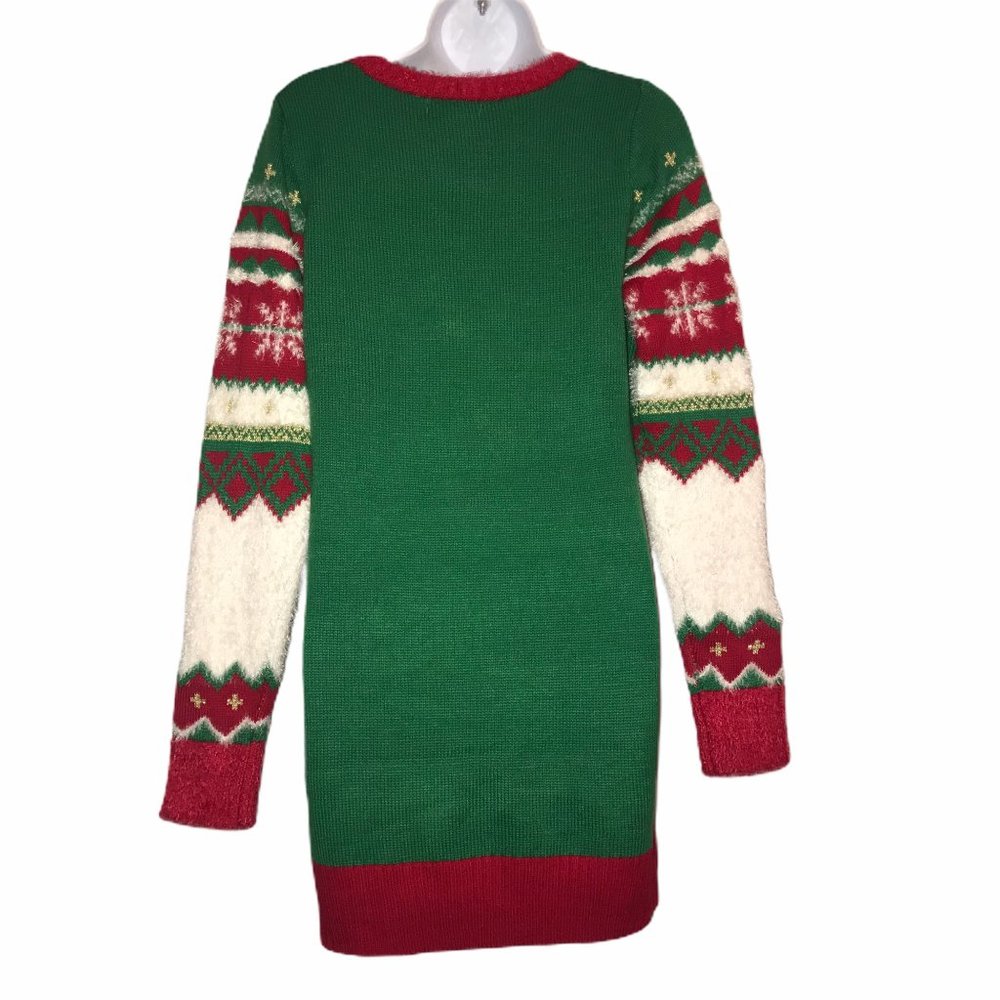NWT It's Our Time Snowboarding Reindeer Tunic L - Picture 7 of 9